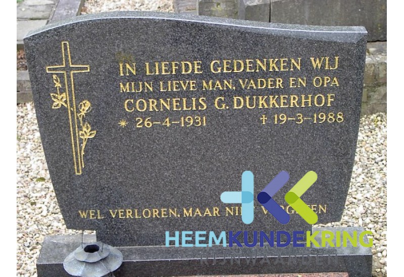 Grafstenen kerkhof Herwen Coll. HKR (16) C.G. Dukkerhof